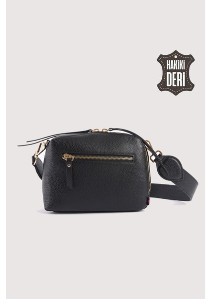 Hakiki Deri Kadın El Çantası Siyah SMR9220 modelleri