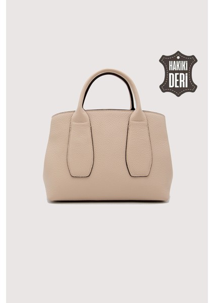 Hakiki Deri Kadın El Çantası Pudra SMR9226 modelleri