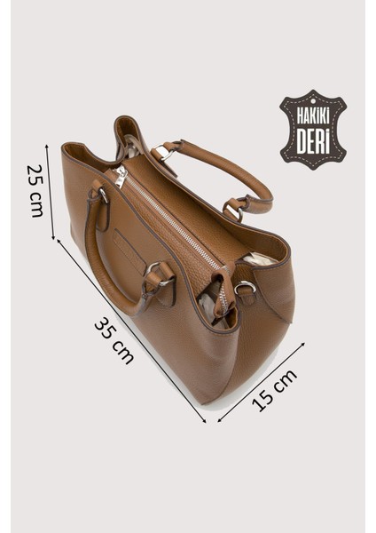 Hakiki Deri Taba Kadın Kol Çantası Uzun Askılı SMR7666 fırsatları