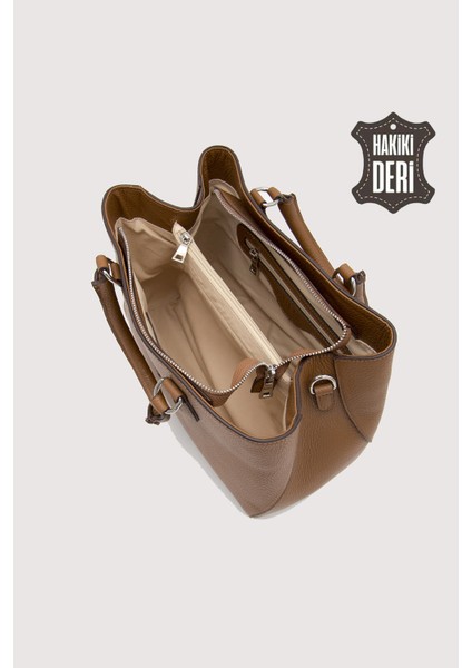 Hakiki Deri Taba Kadın Kol Çantası Uzun Askılı SMR7666 indirimleri