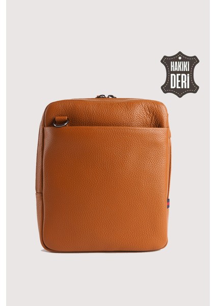 Hakiki Deri Erkek El Çantası Taba SMR9280 modelleri