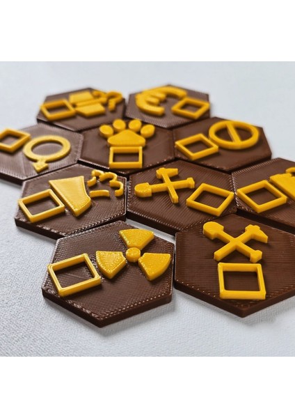 Masa Oyunu Aksesuarı - Terraforming Mars Oyunu Uyumlu Özel Tasarım Karo Seti indirimleri