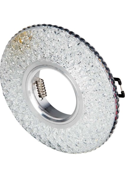 10 Adet CT-6615 Yağmur Kristal LED Efektli Cam Spot Kasası Ampul ve Duy Dahil