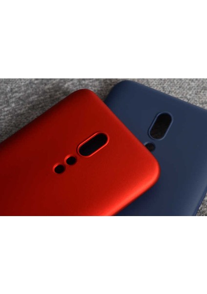 Oppo Reno Z Kılıf Mkst Premier Silikon Kapak - Saks Mavi modelleri