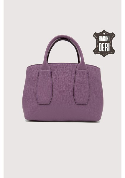 Hakiki Deri Kadın El Çantası Mürdüm SMR9226 modelleri