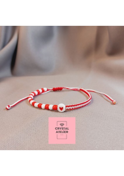 Samsunspor Kalpli Boncuk Makrome Taraftar Bileklik – Unisex El Yapımı Ayarlanabilir Kırmızı Beyaz - Samsunspor Bileklik - Makrome Bileklik - Kırmızı Beyaz Bileklik - Taraftar Bileklik indirimleri