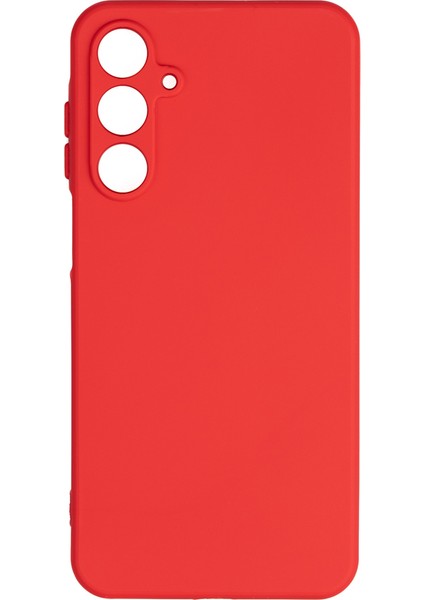 Samsung Galaxy A16 Kılıf Mkst Biye Silikon - Kırmızı