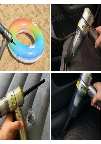 17000PA Güçlü Vakum & Üfleme - Kablosuz Taşınabilir Araç Içi Çok Amaçlı El Süpürgesi fiyatları