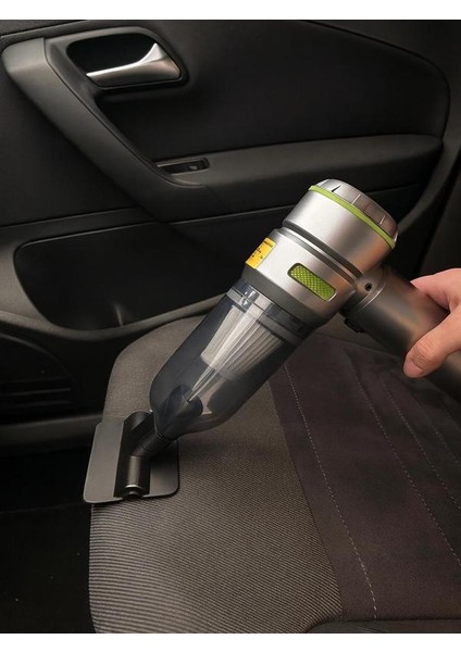17000PA Güçlü Vakum & Üfleme - Kablosuz Taşınabilir Araç Içi Çok Amaçlı El Süpürgesi