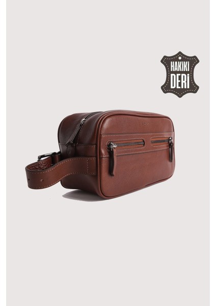 Hakiki Deri Erkek Takım Çantası Taba SMR8518 fırsatları