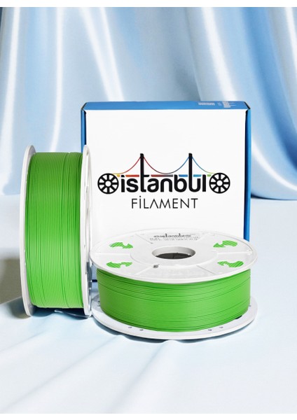 Istanbul Filament 3D Baskı Pla Filament Fıstık Yeşil 1 kg Ø 1,75MM ± 0,05 mm Bambu Lab Uyumlu