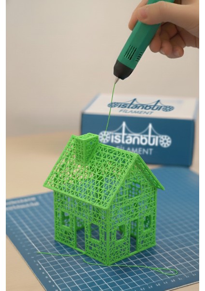 Istanbul Filament 3D Baskı Pla Filament Fıstık Yeşil 1 kg Ø 1,75MM ± 0,05 mm Bambu Lab Uyumlu