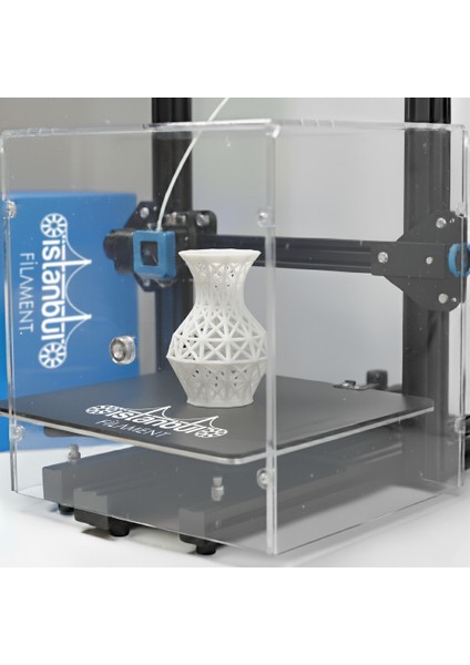 Istanbul Filament 3D Baskı Petg Filament Naturel Şeffaf 1 kg Ø 1,75MM ± 0,05 mm (Bambu Lab Uyumlu)