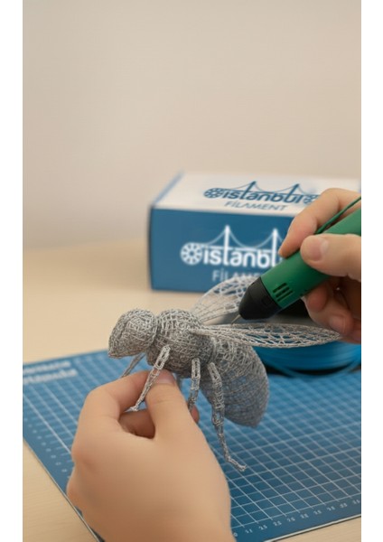 Istanbul Filament 3D Baskı Pla Filament Gümüş 1 kg Ø 1,75MM ± 0,05 mm Bambu Lab Uyumlu