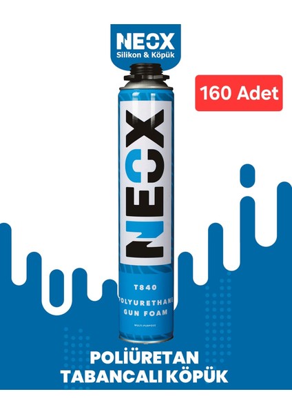 Poliüretan Tabancalı Montaj Köpüğü 840 gr / 750 ml