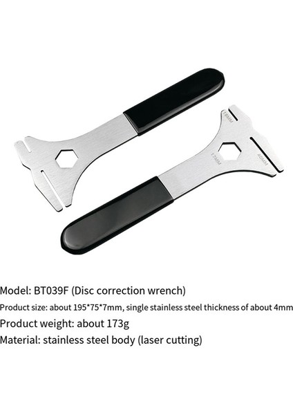 Bisiklet Disk Fren Rotoru Hizalama Truing Dağ Düzleştirme Anahtarı (Yurt Dışından) fiyatları