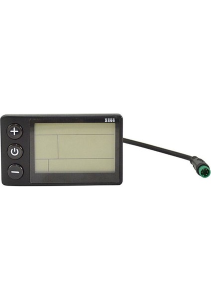 Su Geçirmez Fişli Elektrikli Bisiklet LCD Ekran Metre Kontrol Paneli (Yurt Dışından)