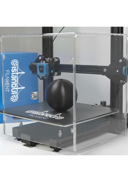 Istanbul Filament 3D Printer Filament Asa Siyah 1 kg Ø 1,75MM ± 0,05 mm (3d Yazıcı Kartuşu) Bambu Lab Uyumlu modelleri