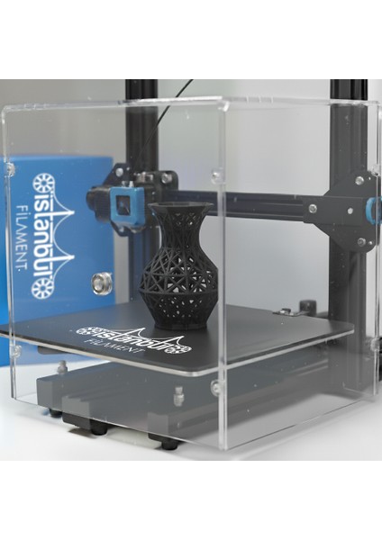 Istanbul Filament 3D Printer Filament Asa Siyah 1 kg Ø 1,75MM ± 0,05 mm (3d Yazıcı Kartuşu) Bambu Lab Uyumlu