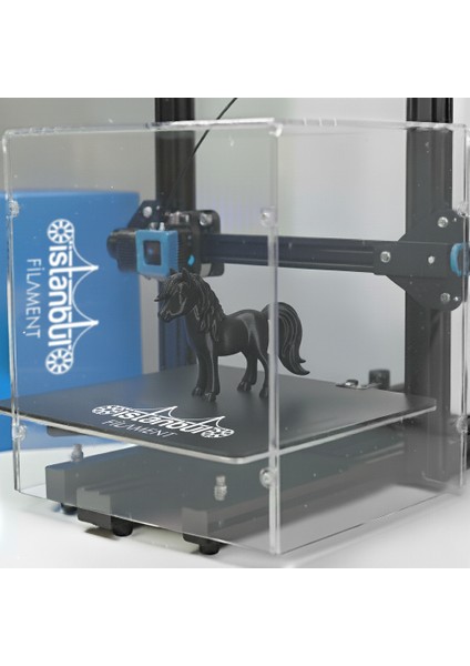 Istanbul Filament 3D Printer Filament Asa Siyah 1 kg Ø 1,75MM ± 0,05 mm (3d Yazıcı Kartuşu) Bambu Lab Uyumlu