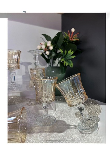 Luciana Bal Rengi 6 Adet Cam Kahve Yanı Bardağı modelleri