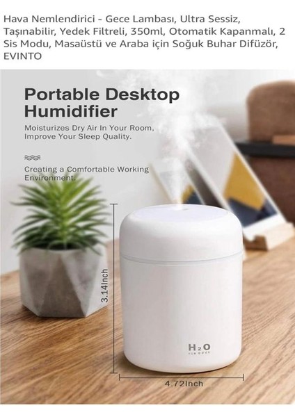 Humidifier 300 Mı Ulrasonik Hava Nemlendirici Buhar Makinesi ve Aroma Difüzörü fırsatları