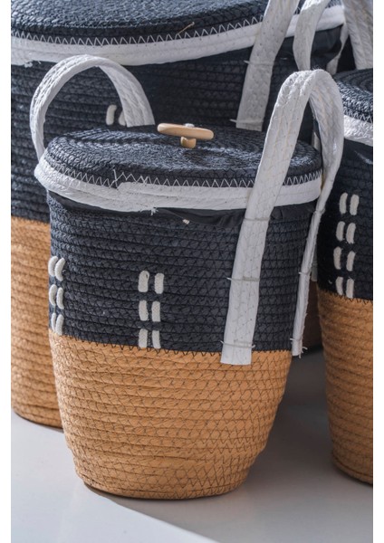 Lora Hasır 5 Li Çok Amaçlı Sepet Seti modelleri