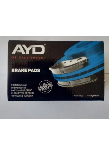 60086A Ön Fren Balatası Sprinter 06 09 Crafter 06 16 Tek Teker 3.5t Vito 14 W447