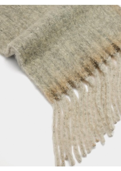 Saçaklı Yün Karışımlı Eşarp fiyatları