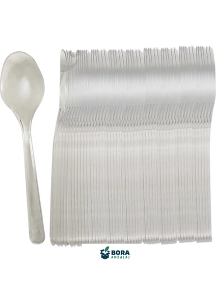 Plastik Kaşık 10 Paket (1000ADET)