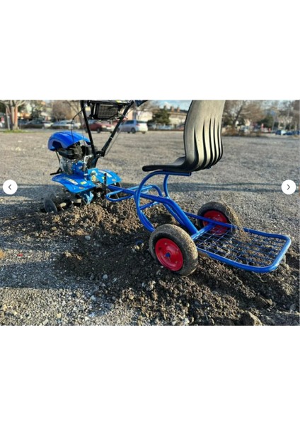 Dalaz, Flash 250 Honda GP160 Çapa Makinası Uyumlu Mavi Taşıma Selesi,mini Römork