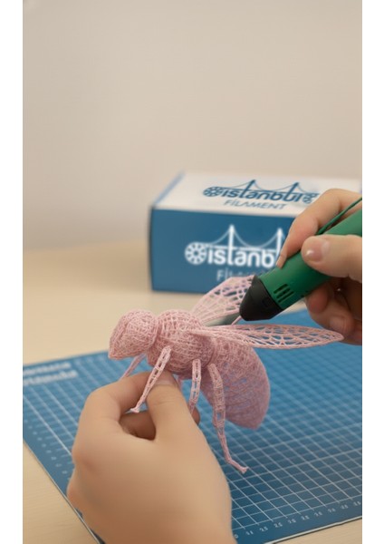 Istanbul Filament 3D Baskı Pla Filament Pastel Pembe 1 kg Ø 1,75MM ± 0,05 mm Bambu Lab Uyumlu