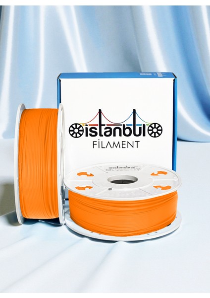 Istanbul Filament 3D Baskı Pla Filament Turuncu 1 kg Ø 1,75MM ± 0,05 mm Bambu Lab Uyumlu