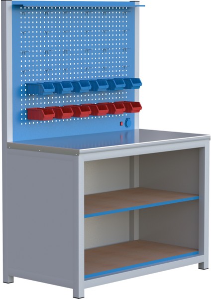1.30 Metre Raflı Çalışma Tezgahı
