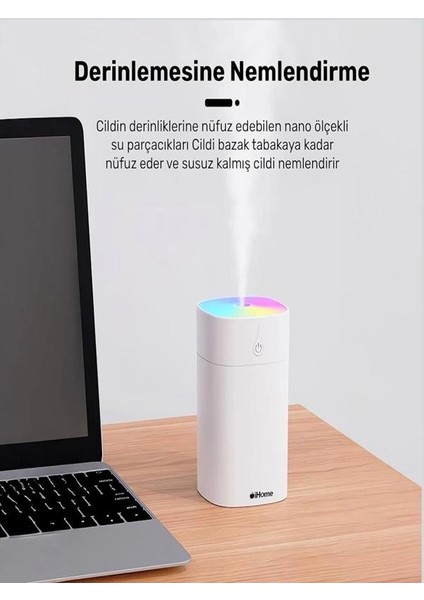 Humidifier 400 Mı Ulrasonik Hava Nemlendirici Buhar Makinesi ve Aroma Difüzörü indirimleri