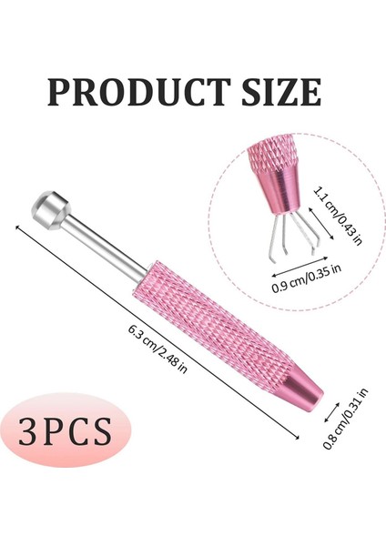 3'lü Paslanmaz Çelik Piercing Tutucu Aleti (Yurt Dışından) indirimleri
