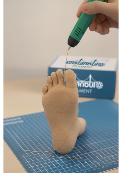 Istanbul Filament 3D Baskı Pla Filament Ten Rengi 1 kg Ø 1,75MM ± 0,05 mm Bambu Lab Uyumludur