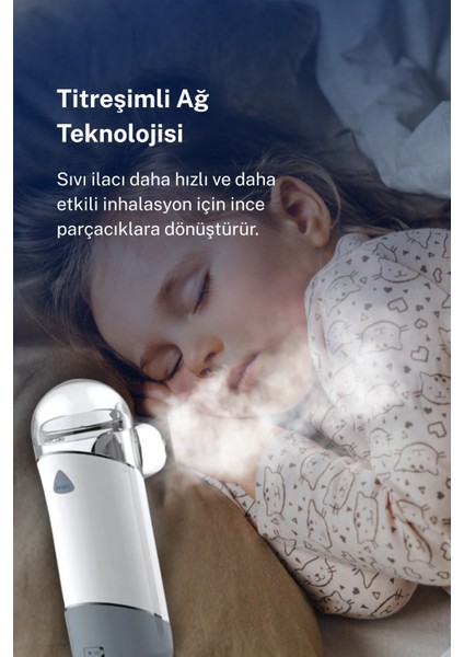 Yetişkinler Ve Çocuklar Için Şarj Edilebilir Taşınabilir Mesh Nebulizatör fırsatları