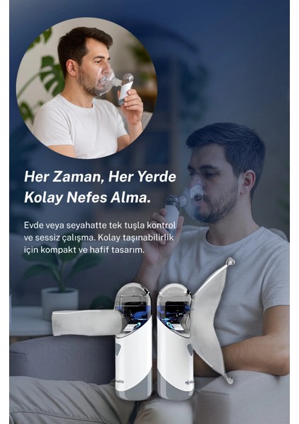 Yetişkinler Ve Çocuklar Için Şarj Edilebilir Taşınabilir Mesh Nebulizatör indirimleri