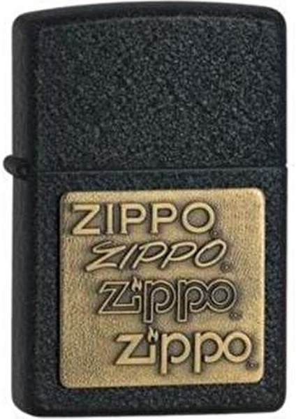 Çakmak 362 Black Crackle Altın Renkli Logo ile Benzinli Pirinç Alaşım Tasarım fiyatları