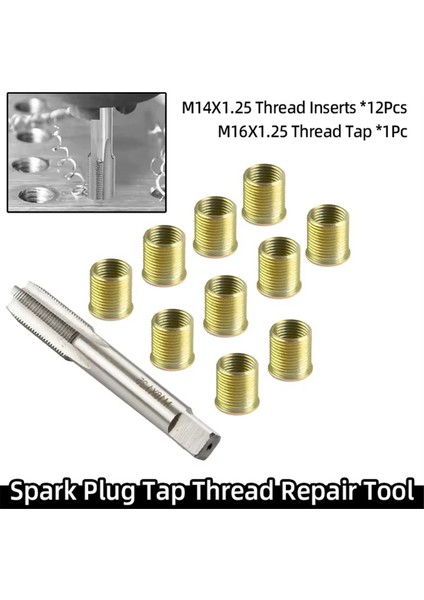 Diş Onarım Takımı M16X1.25 M14X1.25 Uçlar (Yurt Dışından) fiyatları