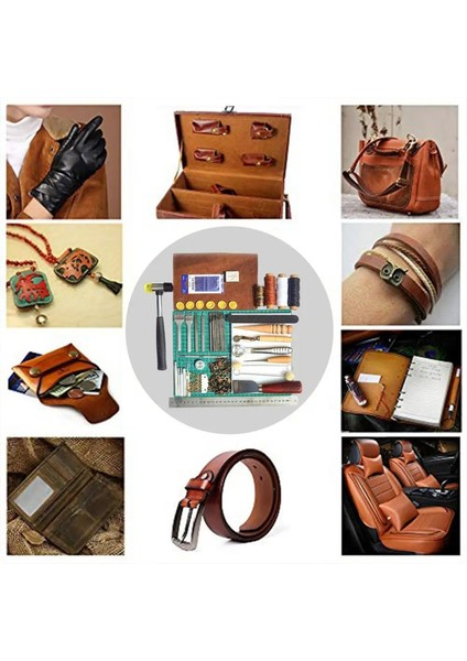 Manuel Deri Işleme Aleti Deri Işleme Alet Seti (Yurt Dışından) indirimleri