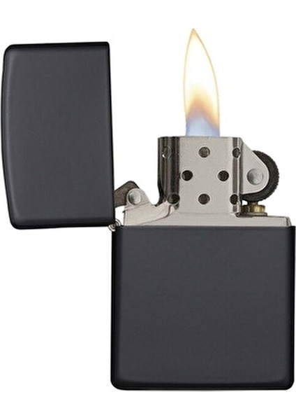 Çakmak Rüzgar Geçirmez Black Matte Metal Tasarım Ömür Boyu Garanti indirimleri