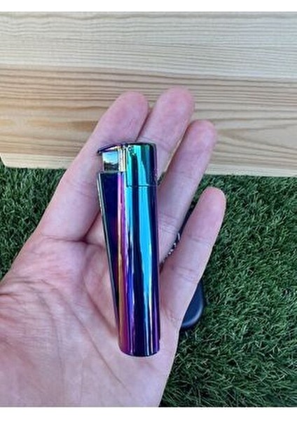 CLIPPER Parlak Gökkuşağı Taşlı Çakmak Rüzgar Geçirmez Çakmak Gazı indirimleri