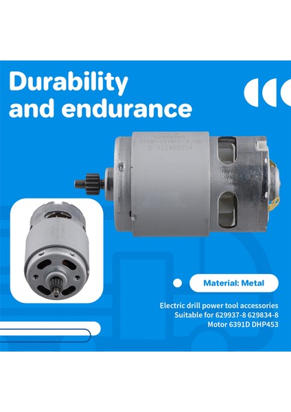 Motor 6391D Elektrikli Matkap Elektrikli Alet Aksesuarları DHP453 (Yurt Dışından) indirimleri