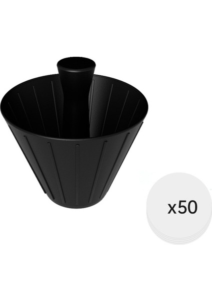 185 mm Filtre Kağıdı B ile Origami Koni Tasarım Kahve Filtre Kabı (Yurt Dışından)