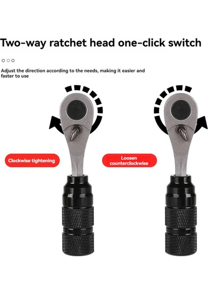 Cırcırlı Anahtar Takım Seti Soket Çok Fonksiyonlu Alet Tamir Aleti (Yurt Dışından)