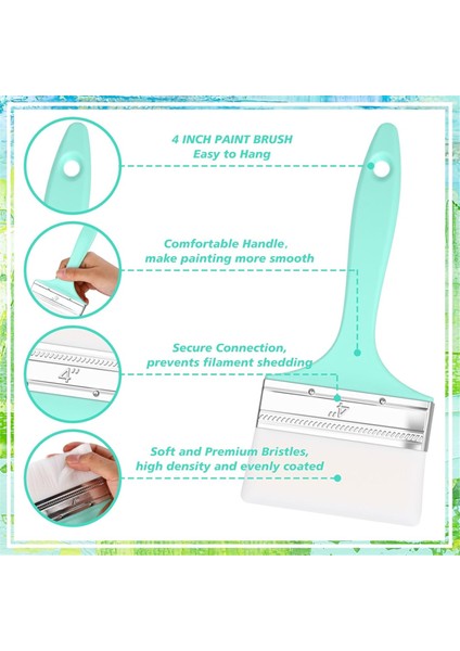 40 Adet 4 Inç Boya Rulosu Seti Boya Tepsisi Küçük Köpük Rulo Kılıfları (Yurt Dışından) fırsatları