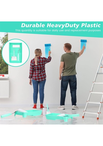 40 Adet 4 Inç Boya Rulosu Seti Boya Tepsisi Küçük Köpük Rulo Kılıfları (Yurt Dışından) indirimleri