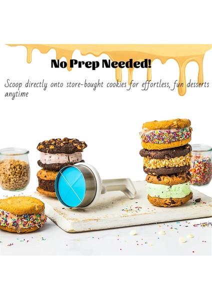 Dondurma Sandviç Makinesi Tek Elle Dondurma Sandviç Kepçesi (Yurt Dışından) modelleri